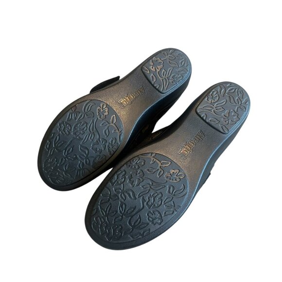 Alegria Women Lauryn Regal Gold Copper Floral Clog Shoes Nursing Size 37 6.5 - Picture 10 of 13